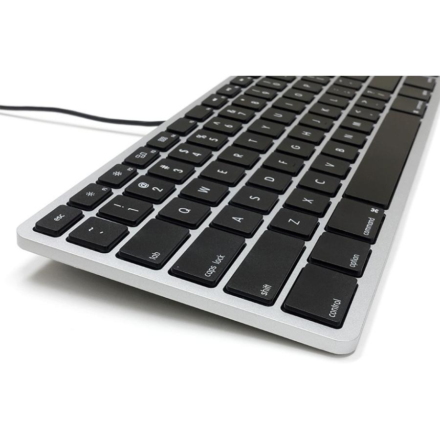 Matias Wired keyboard for Mac - Silver/Black 英語配列 FK316｜y-diatec｜04