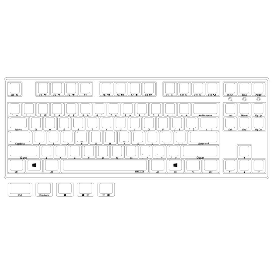 Majestouch Stingray FILCO LowProfile赤軸 テンキーレス 87キー