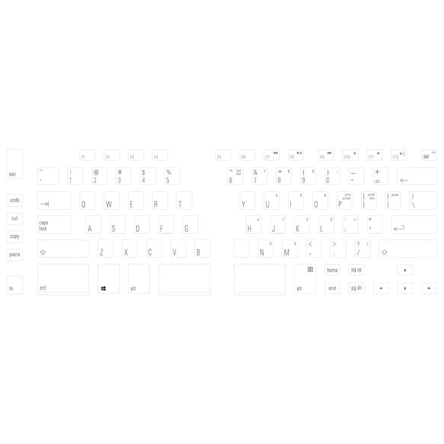 Matias Programmable Ergo Pro for Win 静音スイッチ採用 英語配列 USB FK403QPC-P|y-diatec|06