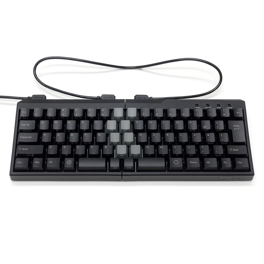 【分割キーボード/日本語配列/茶軸】Majestouch Xacro M10SP キーボード 分離型 Majestouch Xacro M10SP 日本語かななし(茶軸