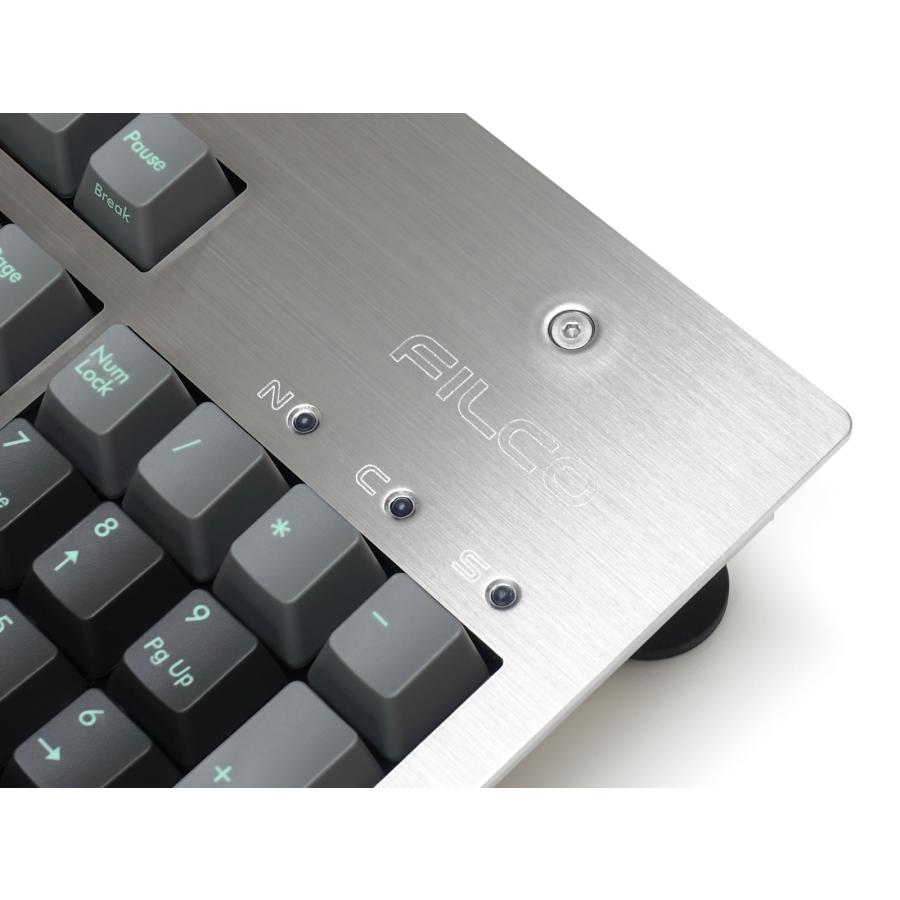 FILCO Majestouch 3 Metal SUS Edge 茶軸 フルサイズ 日本語配列 かな印字なし PBT2色成型2トーンキーキャップアスファルト｜y-diatec｜09