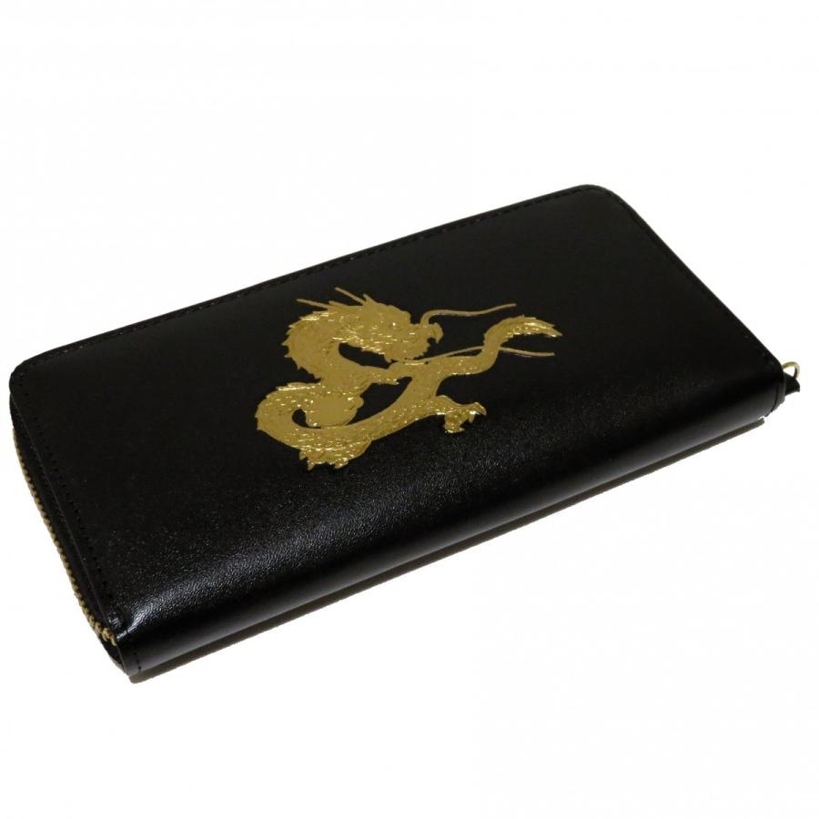 送料無料　新品　牛革　22K金箔　皇帝龍浮押し　ラウンドロングウォレット　GD 皇帝龍】(22金)金箔押しラウンド財布 ゴールド : 悠遊空間 - 通販