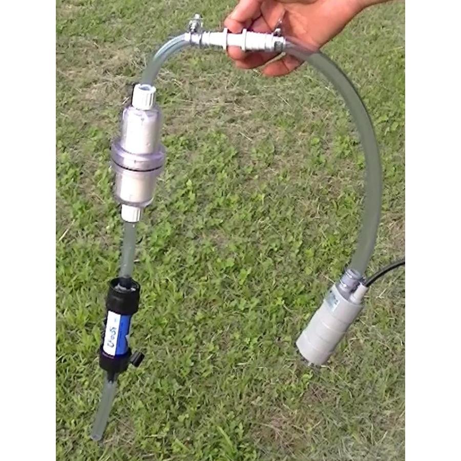 アクア・クリーン・ぴゅあ 電動・手動 ポンプ 簡易 浄水器 防災