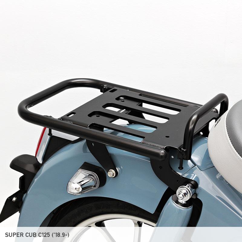 新車外し　C125 純正リアキャリア 楽天市場】1年保証付 ツーリングネット付スーパーカブ125 C125