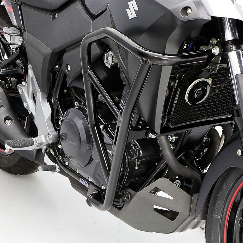SUZUKI Vストローム250SX カウル Vストローム250SXのリヤサイドカウルをブラックに変更
