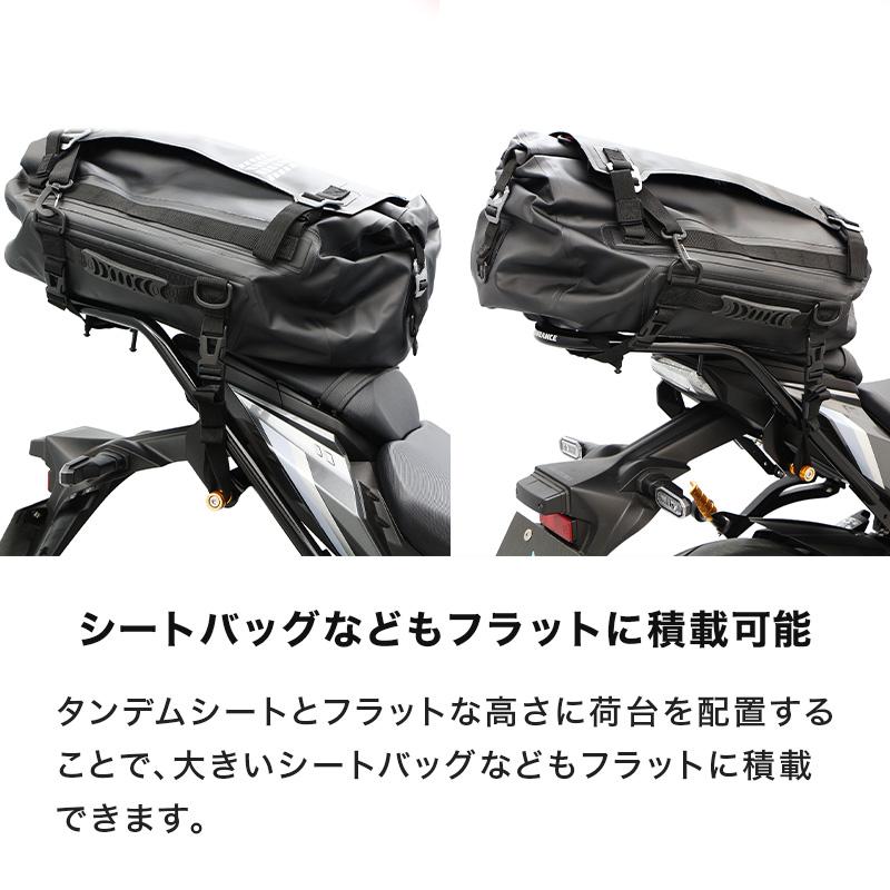 ENDURANCE GSX-S1000バイク用キャリア ブラック ENDURANCE（エンデュランス） GSX-S1000 EK1AA リアキャリア バイク