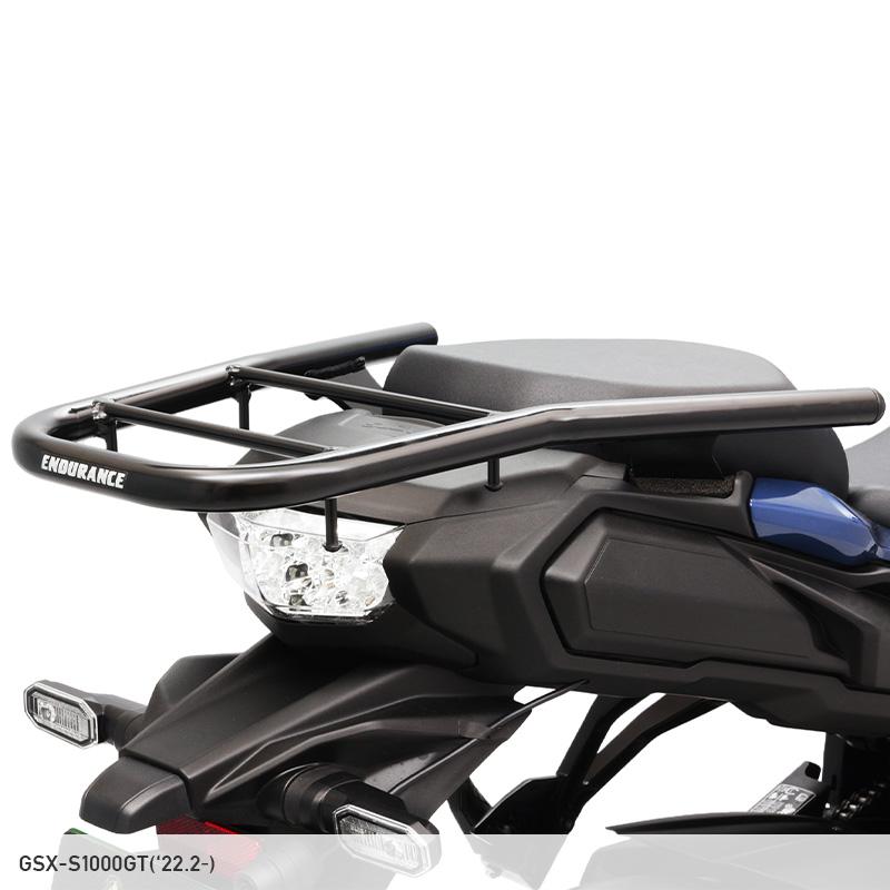 ENDURANCE GSX-S1000バイク用キャリア ブラック ENDURANCE（エンデュランス） GSX-S1000 EK1AA リアキャリア バイク
