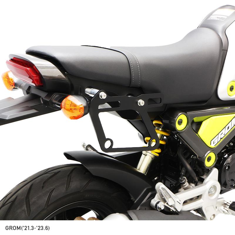 グロム jc92の純正リアキャリアとサドルバックサポート✖️2個 ENDURANCE（エンデュランス） GROM JC92 サイドバッグサポートセット