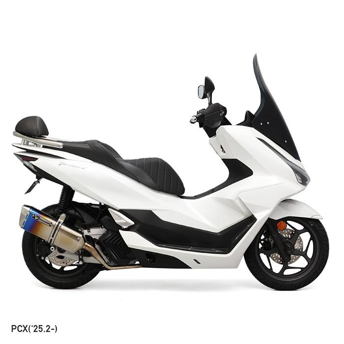 PCX JK05 PCX160 KF47 ('25.2〜) ロングウインドスクリーン (スモーク) バイク_5