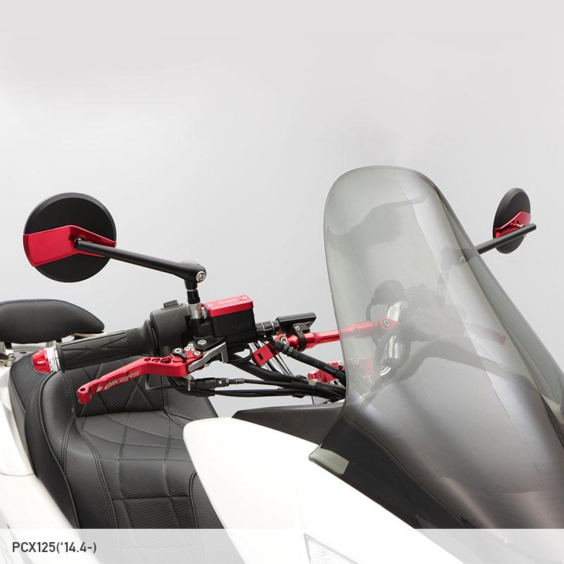 【K3】ENDURANCE ミラー JJHAN882S06 黒・青 ラジカルミラー ブラック・ブルー 2本セット | エンデュランス