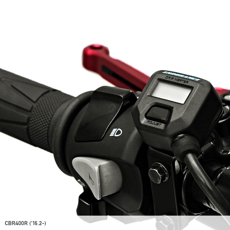 ヒーターストップ 消費電力抑制機能]KOSO5段階調節マルチグリップヒーター120mm