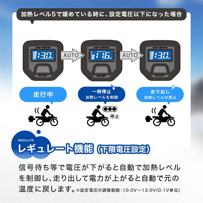 ENDURANCE（エンデュランス） 汎用 グリップヒーターHG120 ホット