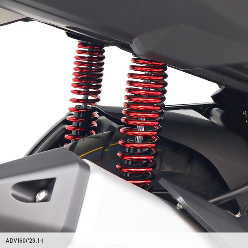 ENDURANCE ADV160 ローダウンキット (赤ボディ/黒スプリング) ENDURANCE（エンデュランス） ADV160 KF54 ローダウンキット (黒ボディ