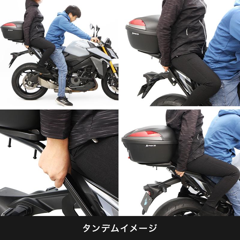 ENDURANCE GSX-S1000バイク用キャリア ブラック ENDURANCE（エンデュランス） GSX-S1000 EK1AA リアキャリア＋リア