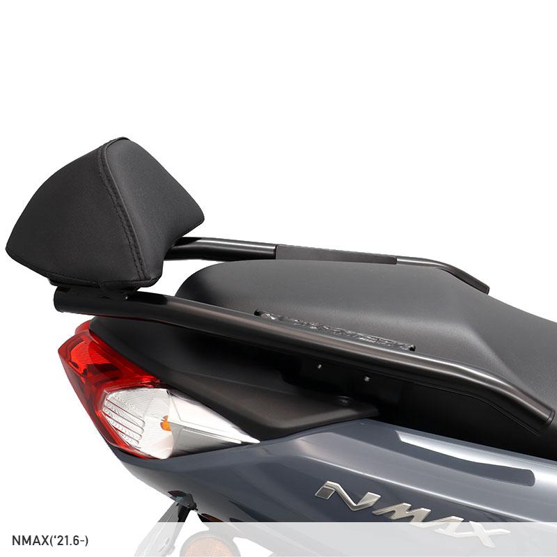 NMAX SEG6J NMAX155 SG66J バックレスト(ブラック)＋グラブバーセット 