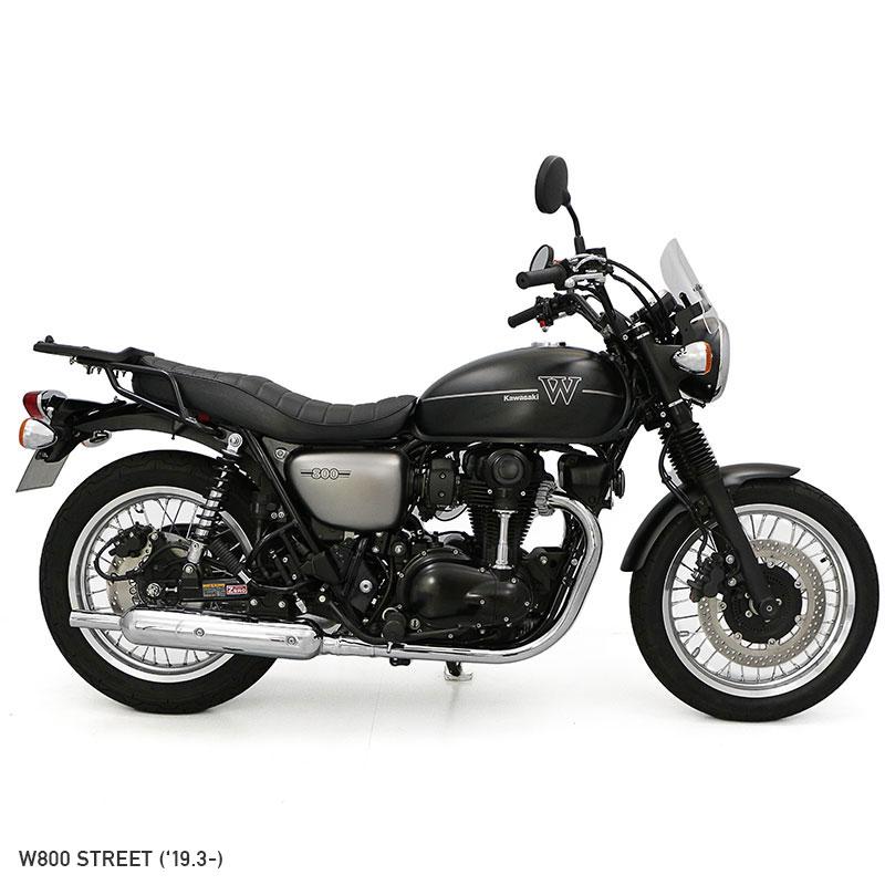 W800 W800 STREET EJ800E EJ800B メーターバイザー セット(クリア)＋取り付けキット バイク_4