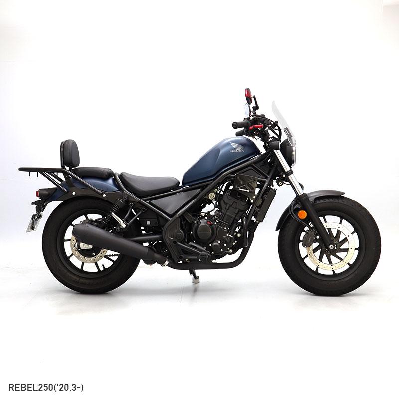 レブル250 REBEL250 MC49 メーターバイザーロングセット(クリア)＋取り付けキット バイク