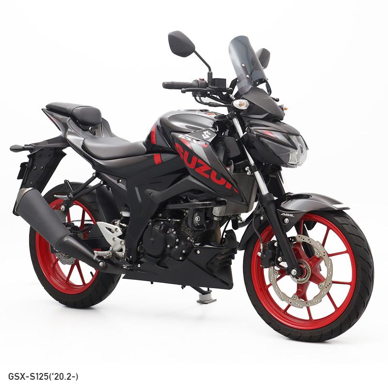 GSX-S125 DL32B メーターバイザーセット（スモーク）＋取り付けキット バイクの画像