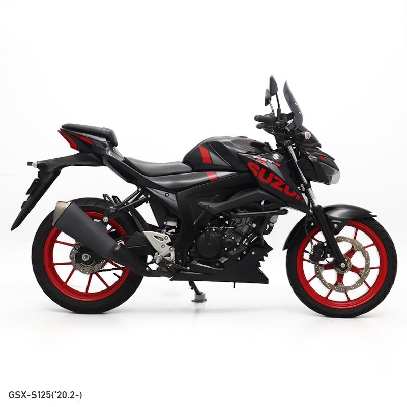 GSX-S125 DL32B メーターバイザーセット（スモーク）＋取り付けキット バイクの画像