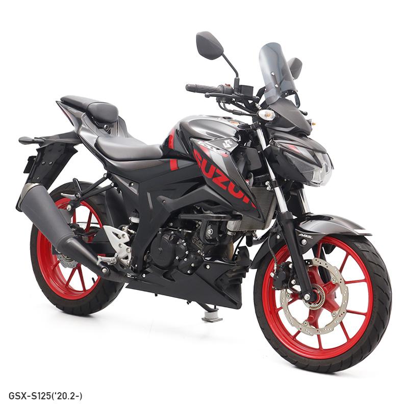 GSX-S125 DL32B メーターバイザーロングセット（スモーク）＋取り付けキット バイク_4