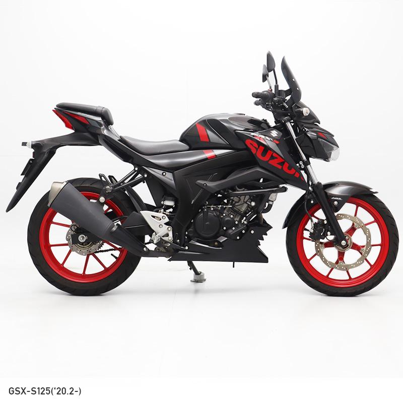 GSX-S125 DL32B メーターバイザーロングセット（スモーク）＋取り付けキット バイク_5