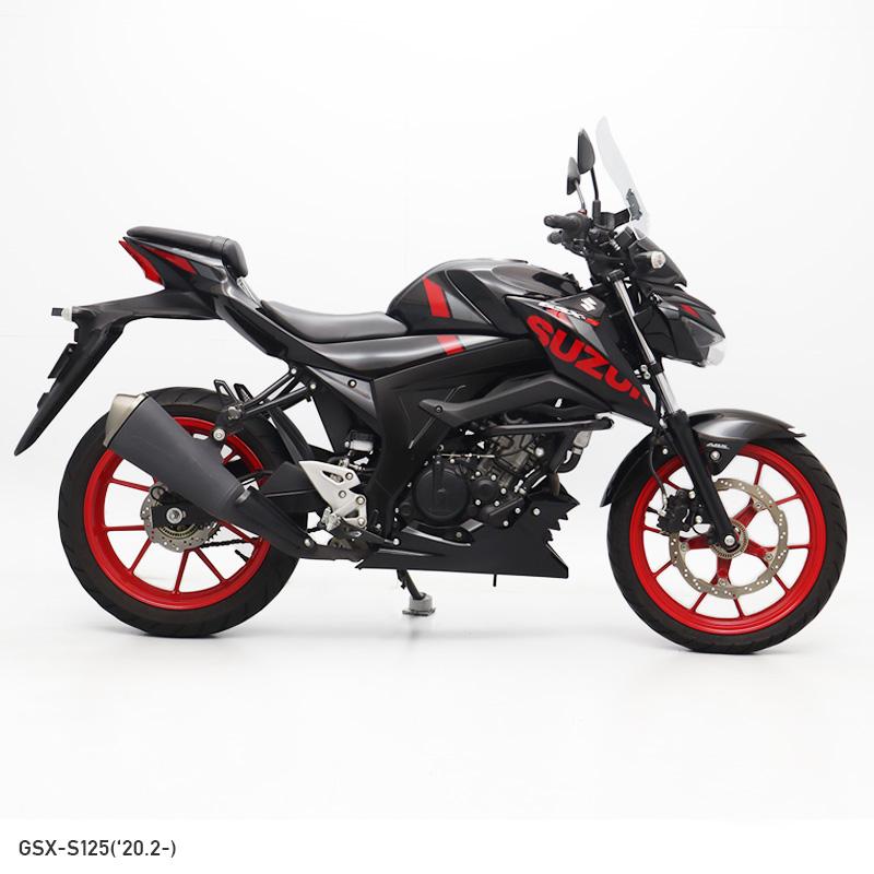 GSX-S125 DL32B メーターバイザーロングセット（クリア）＋取り付けキット バイク_5