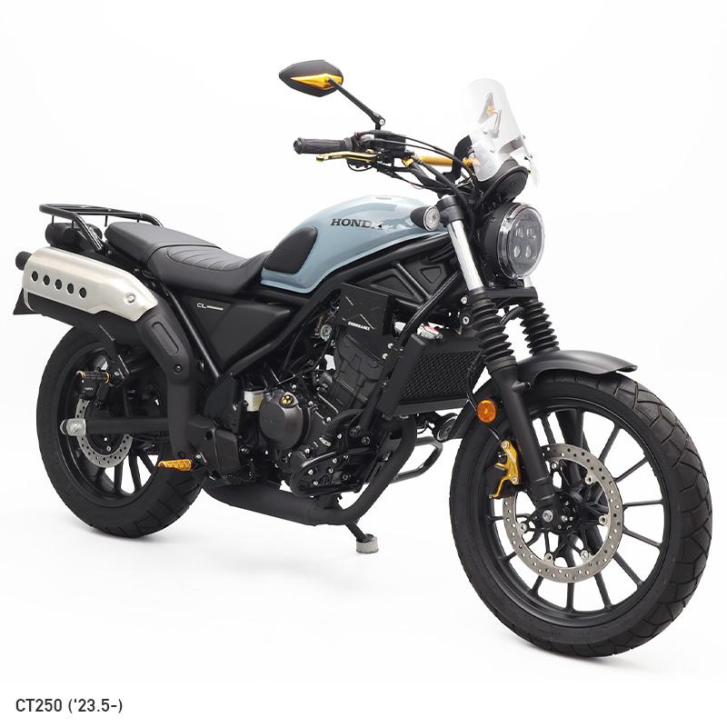CL250 MC57 CL500 PC68 Frキャリア対応メーターバイザーセット(クリア)＋取り付けキット バイク_2