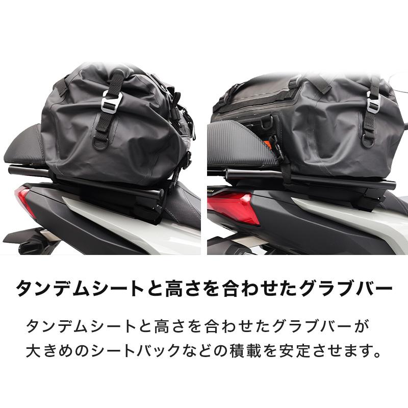 ENDURANCE（エンデュランス） ADV160 KF54 バックレスト(ブラック)＋