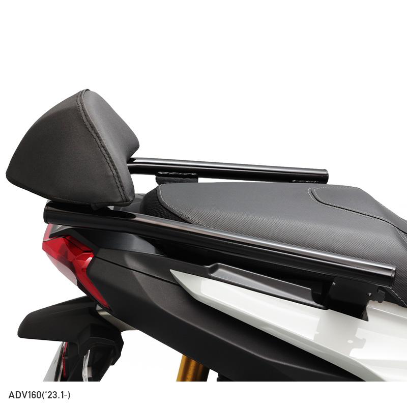 ADV160 KF54 バックレスト(ブラック)＋グラブバーセット バイク