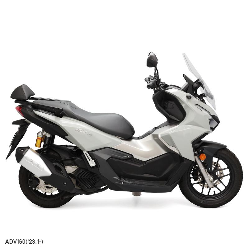 ADV160 KF54 バックレスト(ブラック)＋グラブバーセット バイク