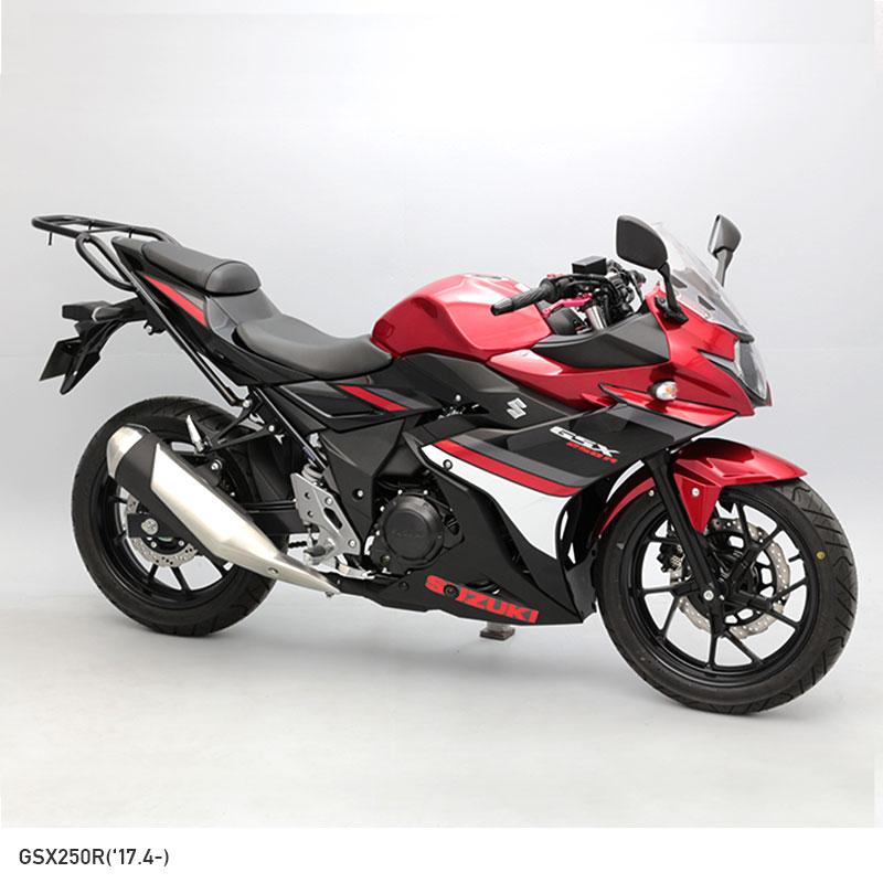 【ENDURANCE】 GSX250R('17.4〜) タンデムグリップ付き リア キャリア+リアボックスセット30L ブラック バイク|y-endurance|05