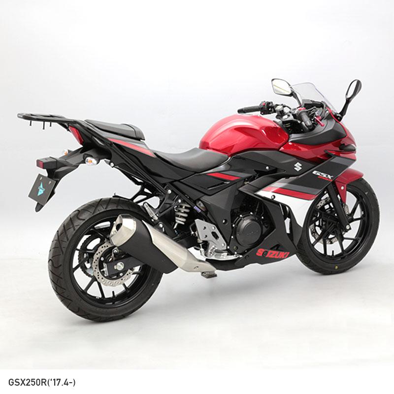 【ENDURANCE】 GSX250R('17.4〜) タンデムグリップ付き リア キャリア+リアボックスセット30L ブラック バイク|y-endurance|06