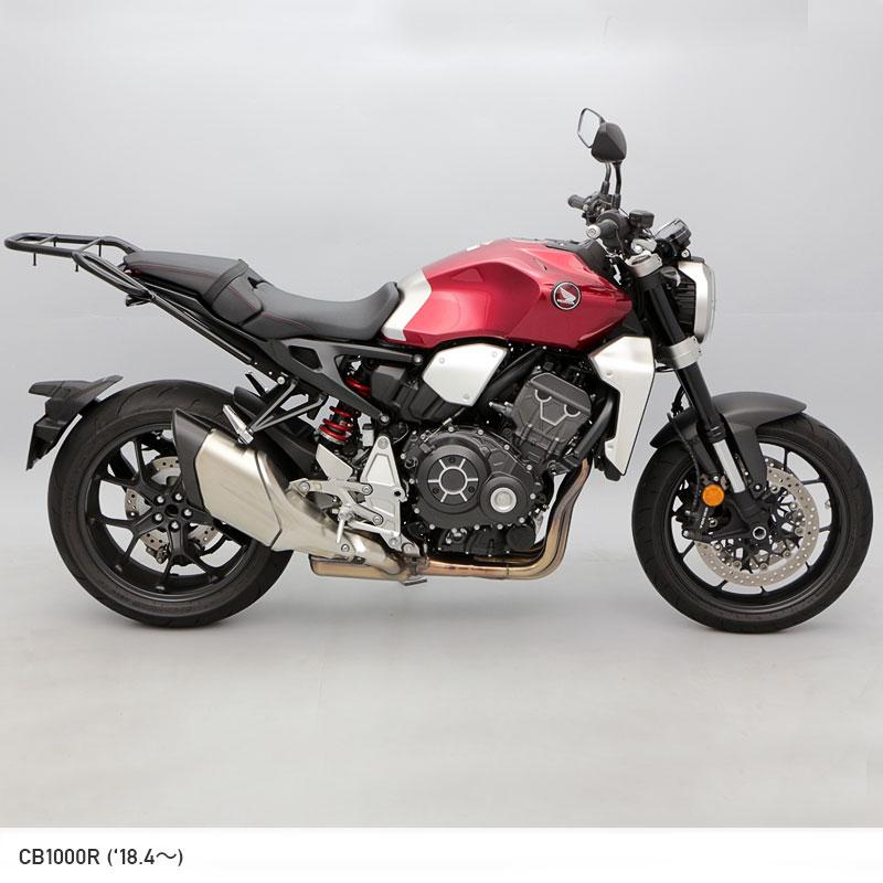 ENDURANCE（エンデュランス） CB1000R ('18.4〜'21.3) SC80 タンデムグリップ付き リア キャリア＋リアボックスセット50L ブラック バイク_3