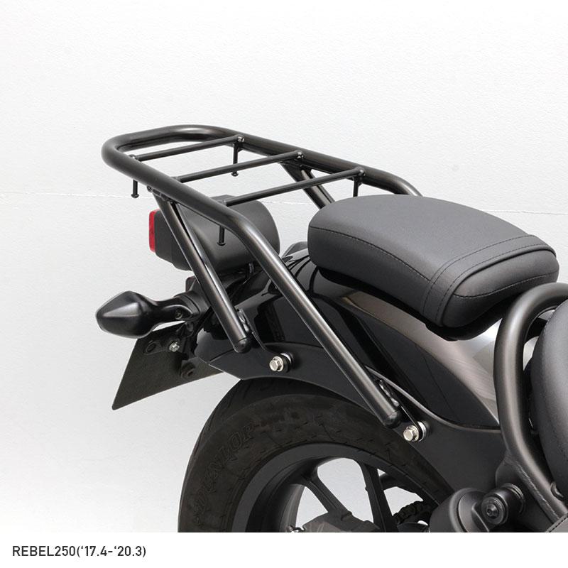 ENDURANCE リアキャリア ブラック ホンダレブル250 ENDURANCE（エンデュランス） レブル250/500 REBEL250/500 MC49 PC60