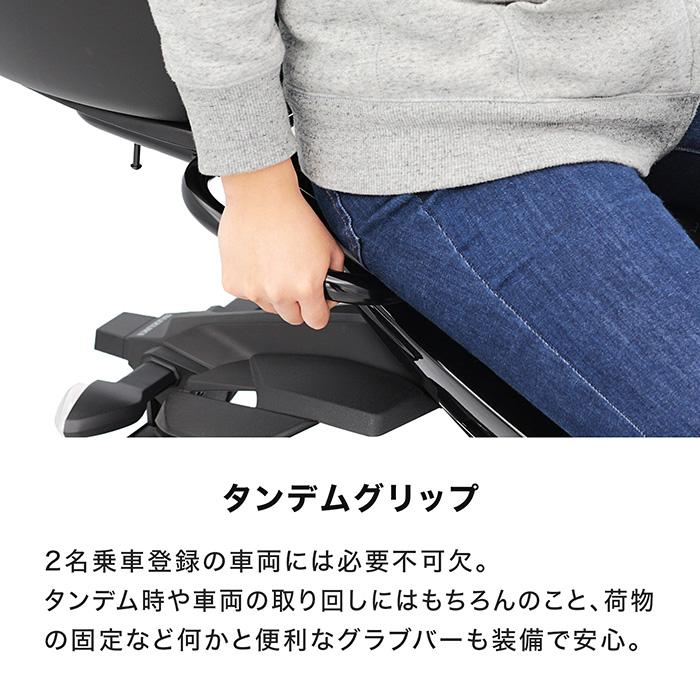 ENDURANCE（エンデュランス） ジクサー150 ジクサー250 SF250 タンデムグリップ付き リアキャリア＋リアボックスセット30L ブラック_13