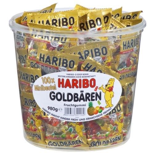 Haribo ハリボー ミニゴールドベア バケツ 980g 100袋入り Theatrefortantoine Com