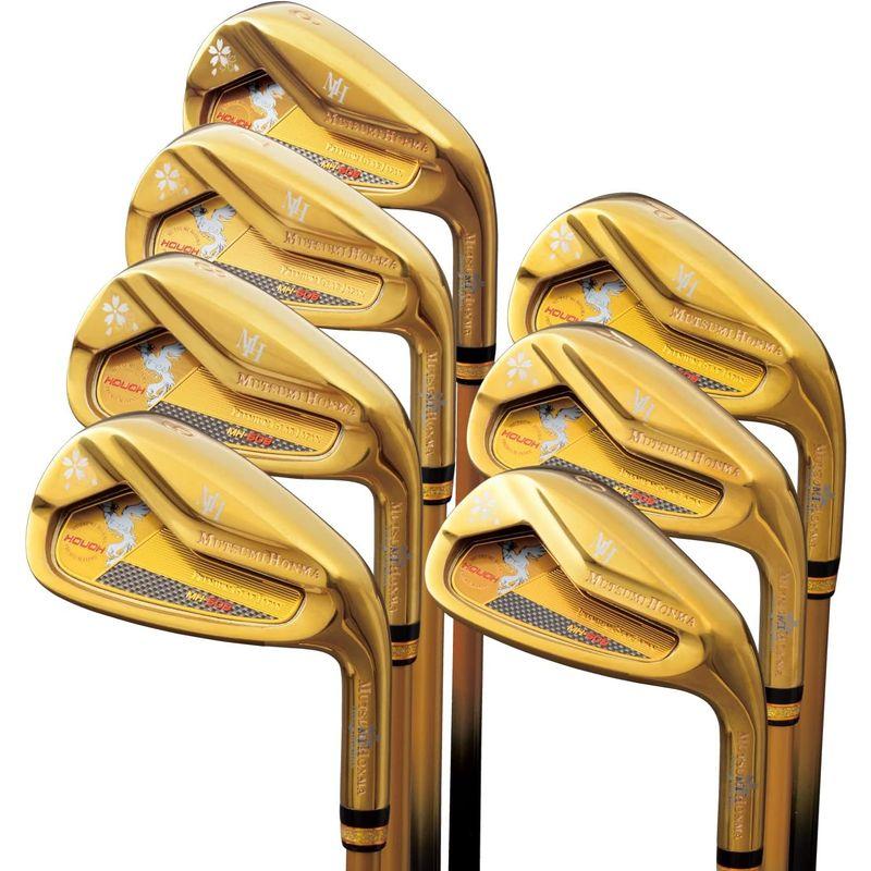 早い者勝ち訳あり！ ムツミホンマ (Mutsumi Honma) MH608 鳳凰 ゴールド アイアン7本セット (R) 【9112118686】(33203円)
