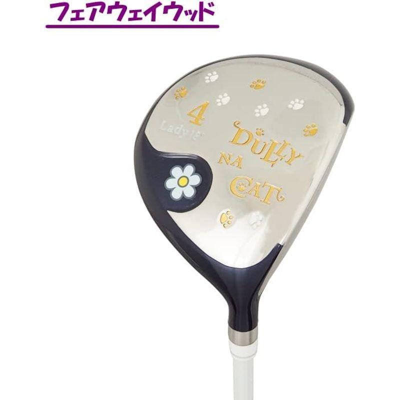 新入荷 DULLY NA CAT ダリーナキャット レディース ゴルフセット DN-SET05 クラブ7本＋キャディバッグ付 (ネイビー) 【YWU8790982993】(32033円)