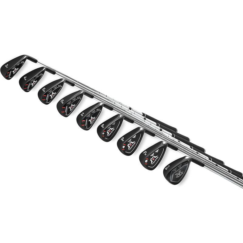 【美品】 MAZEL (マゼル) FORGED ゴルフ クラブ アイアンセット スチールシャフト 9本セット(番手:3，4，5，6，7，8，9，PW， 【XU6387477527】(23275円)