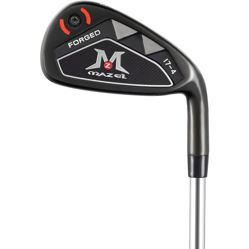 【美品】 MAZEL (マゼル) FORGED ゴルフ クラブ アイアンセット スチールシャフト 9本セット(番手:3，4，5，6，7，8，9，PW， 【XU6387477527】(23275円)