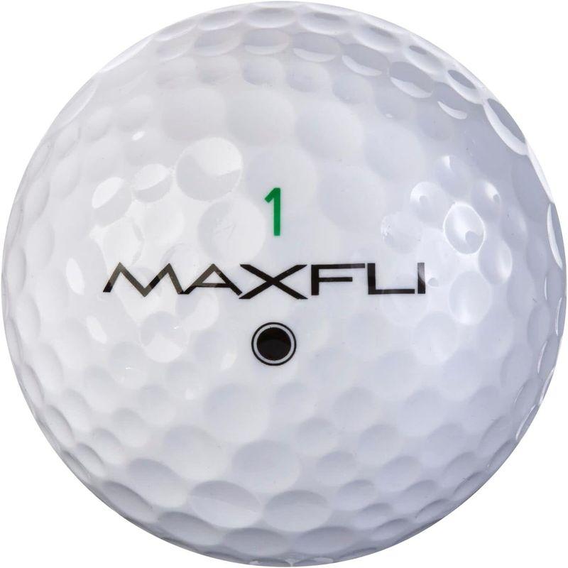 Maxfli (マックスフライ) ゴルフボール Straightfli ストレートフライ Gloss White Golf Balls 20 マックスフライ ゴルフボール Straightfli ストレートフライ Gloss White Golf Balls