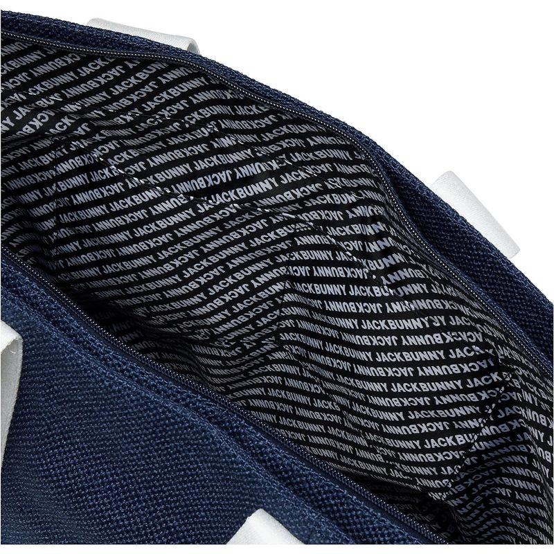 ジャックバニー トートバッグ (リネンファブリック) / ゴルフ 大容量 / 262-3181430 120_ネイビー トートバッグ リネンファブリック ゴルフ 大容量 120_ネイビー