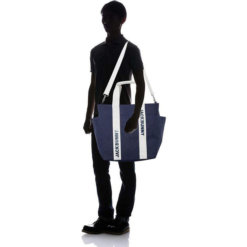ジャックバニー トートバッグ (リネンファブリック) / ゴルフ 大容量 / 262-3181430 120_ネイビー トートバッグ リネンファブリック ゴルフ 大容量 120_ネイビー