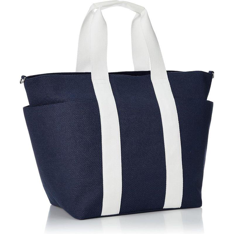 ジャックバニー トートバッグ (リネンファブリック) / ゴルフ 大容量 / 262-3181430 120_ネイビー トートバッグ リネンファブリック ゴルフ 大容量 120_ネイビー