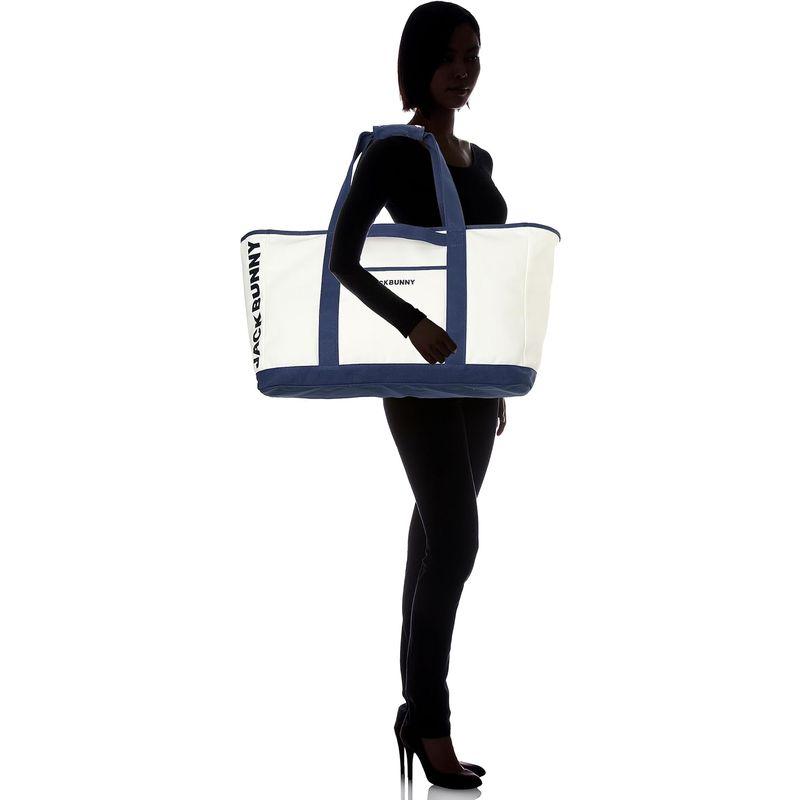 ジャックバニー トートバッグ (ワイド箱型) / ゴルフ 大容量 / 262-3181626 030_ホワイト トートバッグ ワイド箱型 ゴルフ 大容量 030_ホワイト