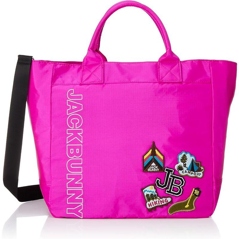 ジャックバニー トートバッグ ワッペンシリーズ / ゴルフ 大容量 / 262-2281834 090_ピンク トートバッグ ワッペンシリーズ ゴルフ 大容量 090_ピンク