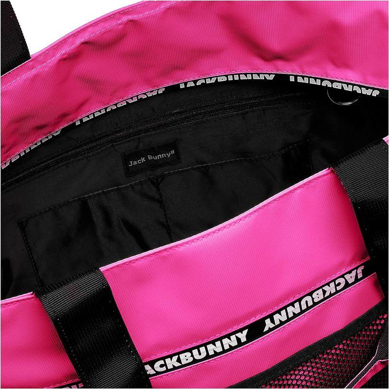 ジャックバニー トートバッグ (ロゴ入りファスナー) / ゴルフ 大容量 / 262-2181314 090_ピンク トートバッグ ロゴ入りファスナー ゴルフ 大容量 090_ピンク