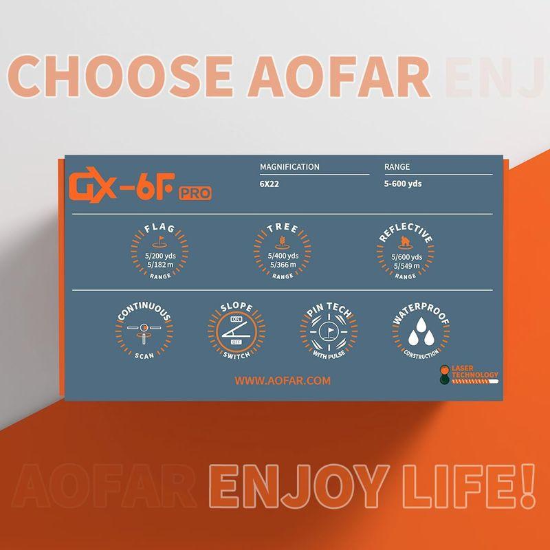 AOFAR GX-6F PRO ゴルフ 距離計 高低差機能 連続測定 旗竿ロック振動 600Y レーザー距離計 光学6倍望遠 防水性能 距離 GX 6F PRO ゴルフ 距離計 高低差機能 連続測定 旗竿ロック振動 600Y レーザー距離計 光学6倍望遠 防水性能 距離