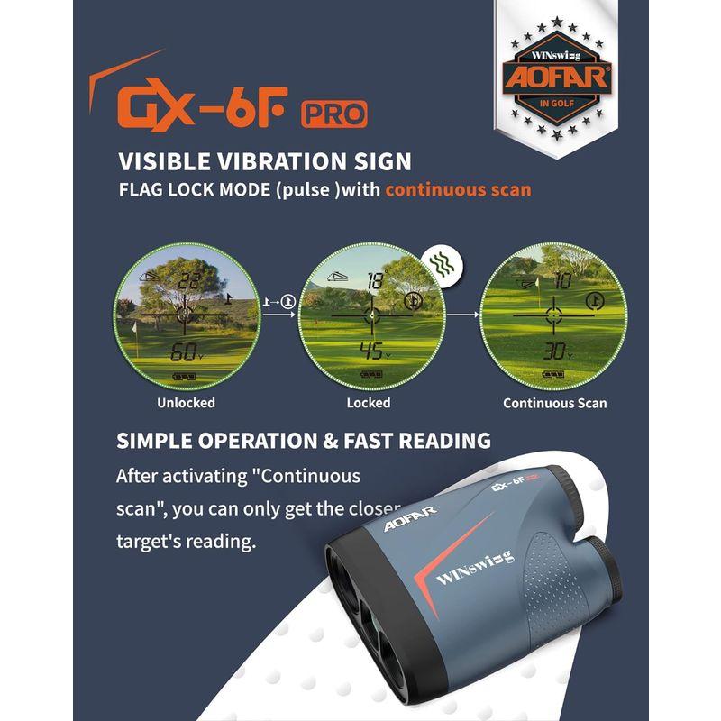 AOFAR GX-6F PRO ゴルフ 距離計 高低差機能 連続測定 旗竿ロック振動 600Y レーザー距離計 光学6倍望遠 防水性能 距離 GX 6F PRO ゴルフ 距離計 高低差機能 連続測定 旗竿ロック振動 600Y レーザー距離計 光学6倍望遠 防水性能 距離