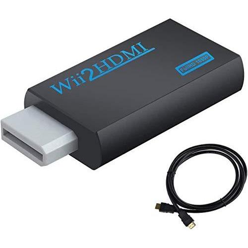 超人気高品質 最初の Wii hdmi変換アダプター to HDMI Adapter コンバーター HDMI接続でWiiを1080pに変換出力 3.5mmオーディオ